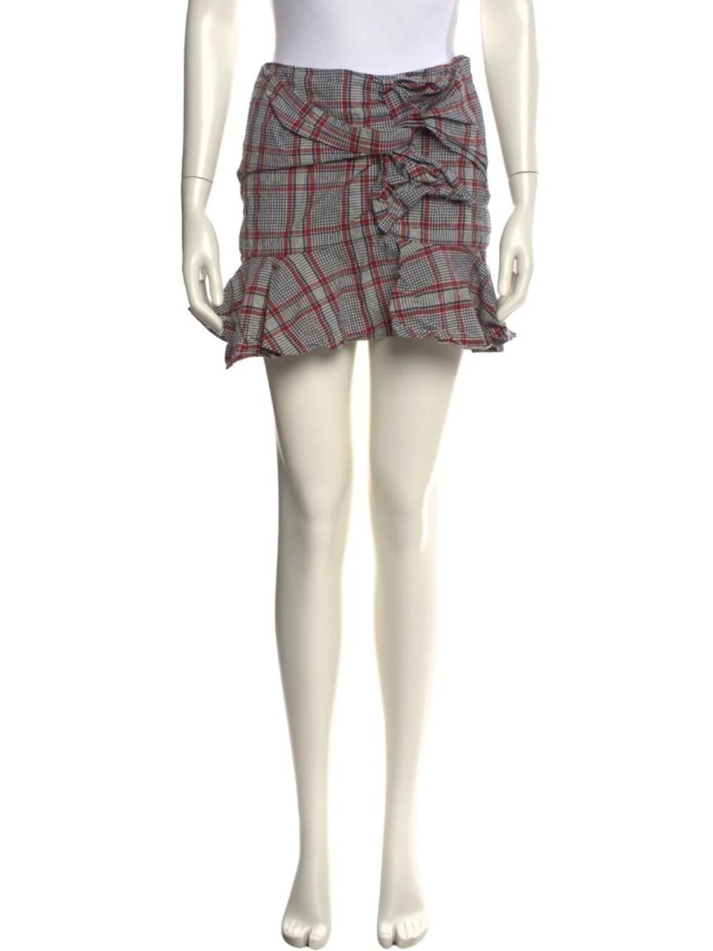 Veronica Beard  Plaid Print Mini Skirt Size: S | US 4